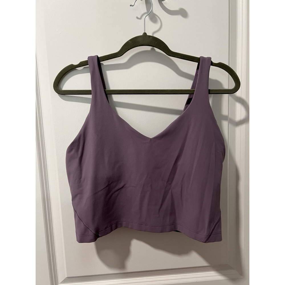 Lululemon Align Tank Top Purple Ash Size 14 Cropped Athletic Yoga‎